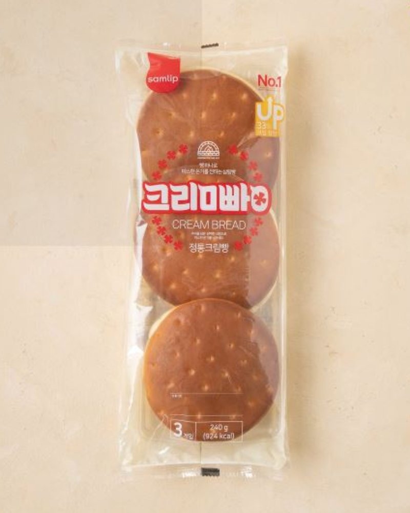 [삼립] 정통 크림빵 3개입 225g 유통기한: 2023.11.15